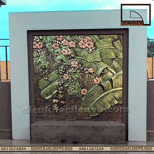  Tranh phù đi&ecirc;u hoa d&acirc;y chu&ocirc;́itrong ti&ecirc;̉u cảnh trang trí